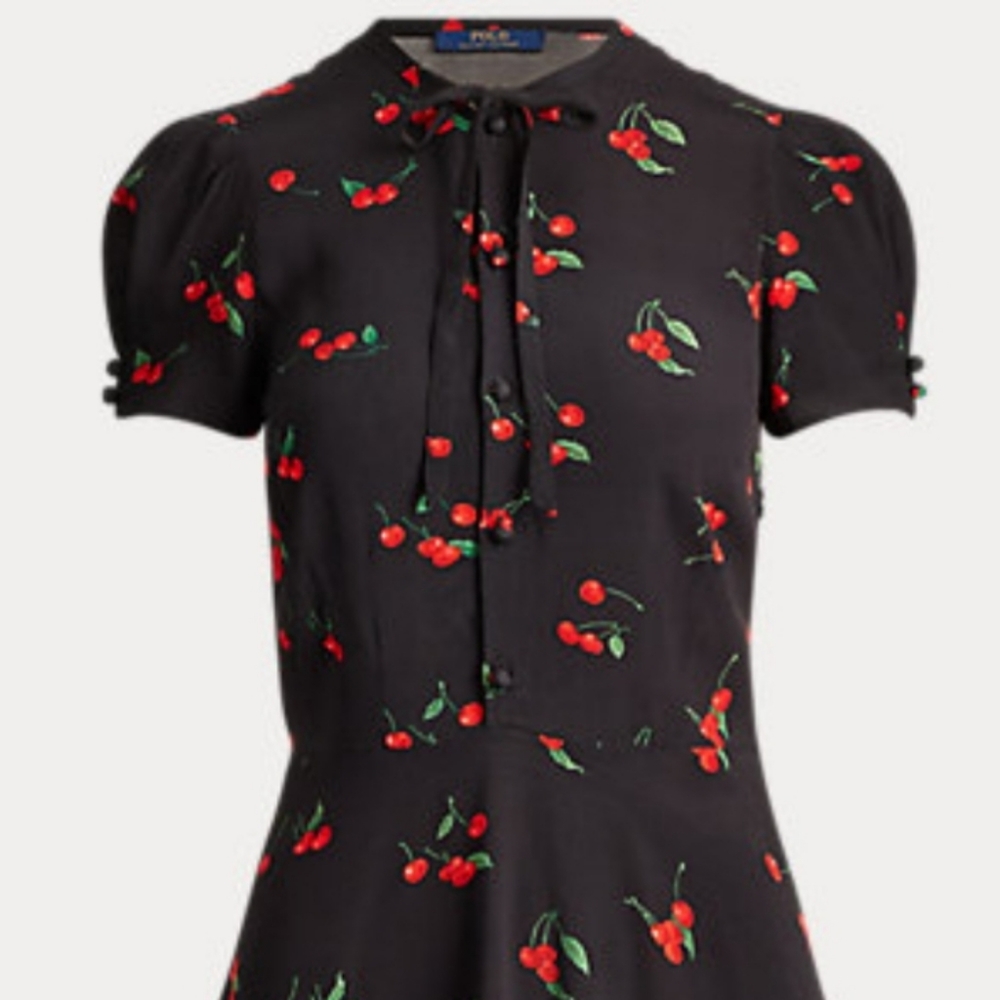 Polo Ralph Lauren Cherry Print Dress